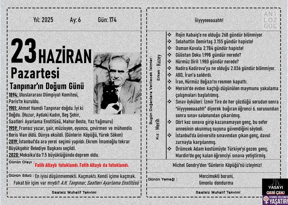 Tanpınar'ın Doğum Günü 1